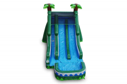 18 Tropical Inflatable Dual Slide Dry