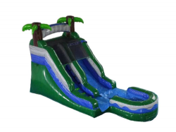 12' Tropical Inflatable Slide Dry